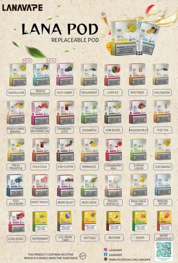 LANA拉納煙彈一代通用 / 世界最涼